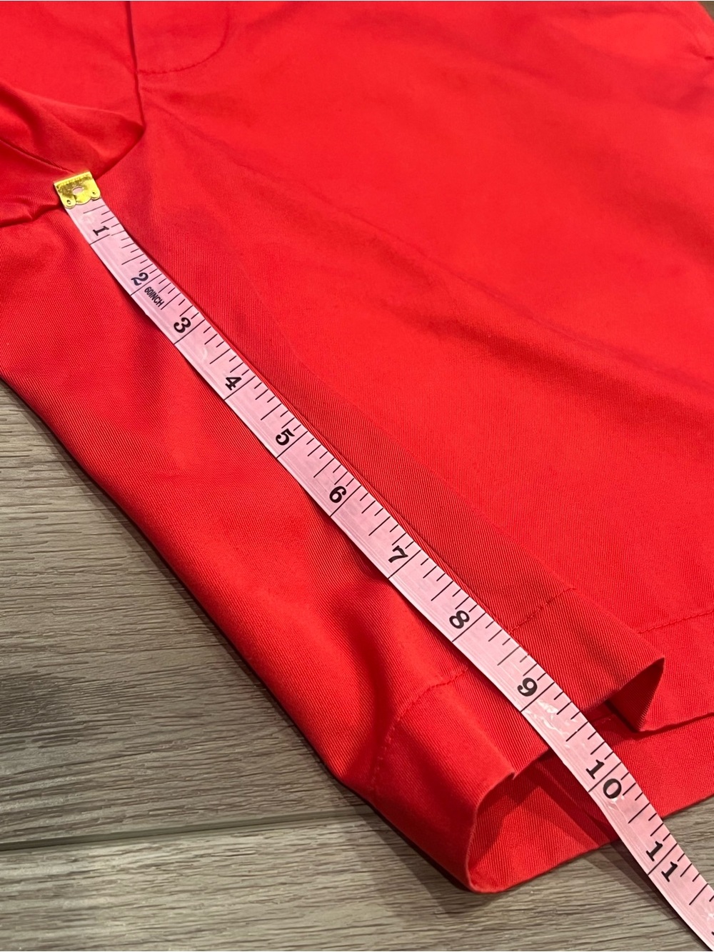 Brooks Brothers Lightweight Advantage Chino Shorts Bright Red Waist 32 - Picture 5 of 11